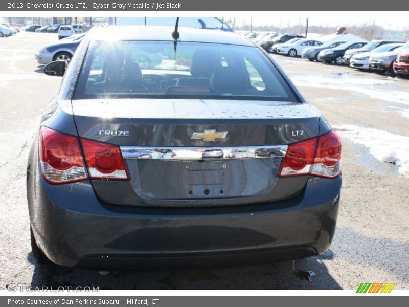 Cyber Gray Metallic / Jet Black 2013 Chevrolet Cruze LTZ