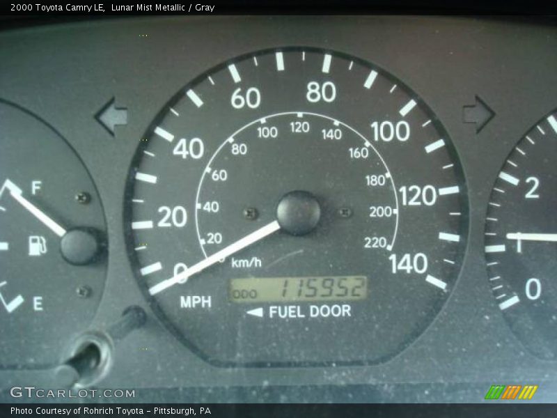 Lunar Mist Metallic / Gray 2000 Toyota Camry LE