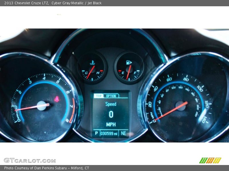 Cyber Gray Metallic / Jet Black 2013 Chevrolet Cruze LTZ