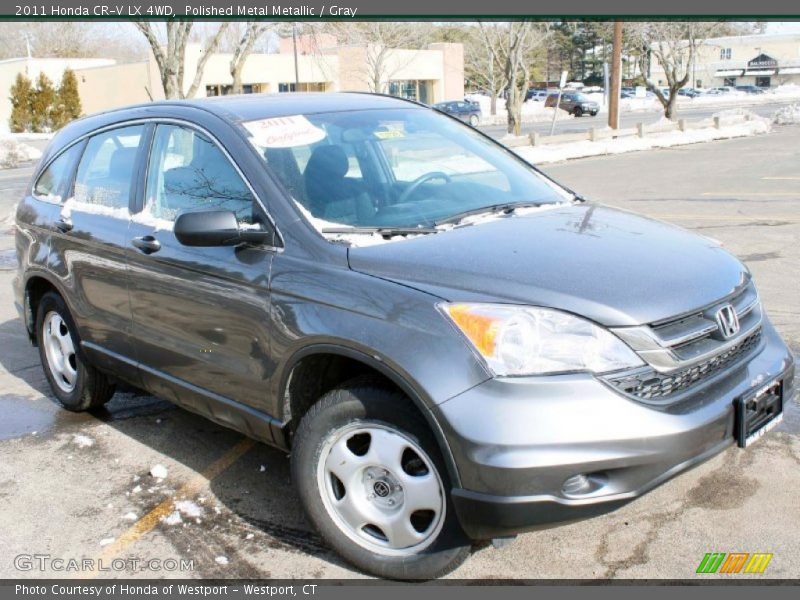 Polished Metal Metallic / Gray 2011 Honda CR-V LX 4WD