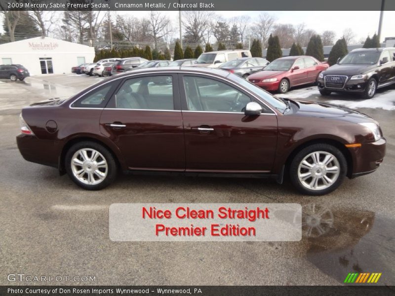 Cinnamon Metallic / Charcoal Black 2009 Mercury Sable Premier Sedan