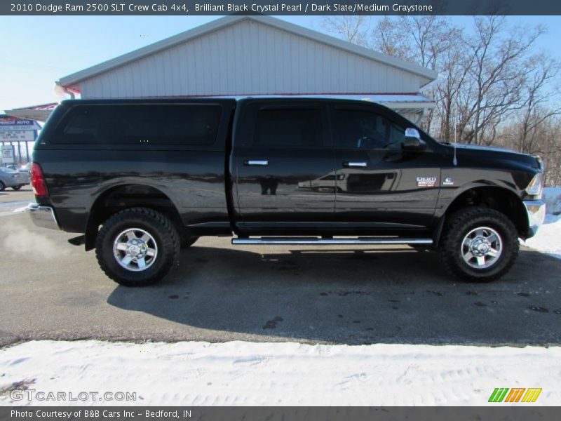 Brilliant Black Crystal Pearl / Dark Slate/Medium Graystone 2010 Dodge Ram 2500 SLT Crew Cab 4x4