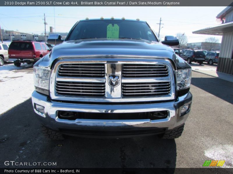 Brilliant Black Crystal Pearl / Dark Slate/Medium Graystone 2010 Dodge Ram 2500 SLT Crew Cab 4x4