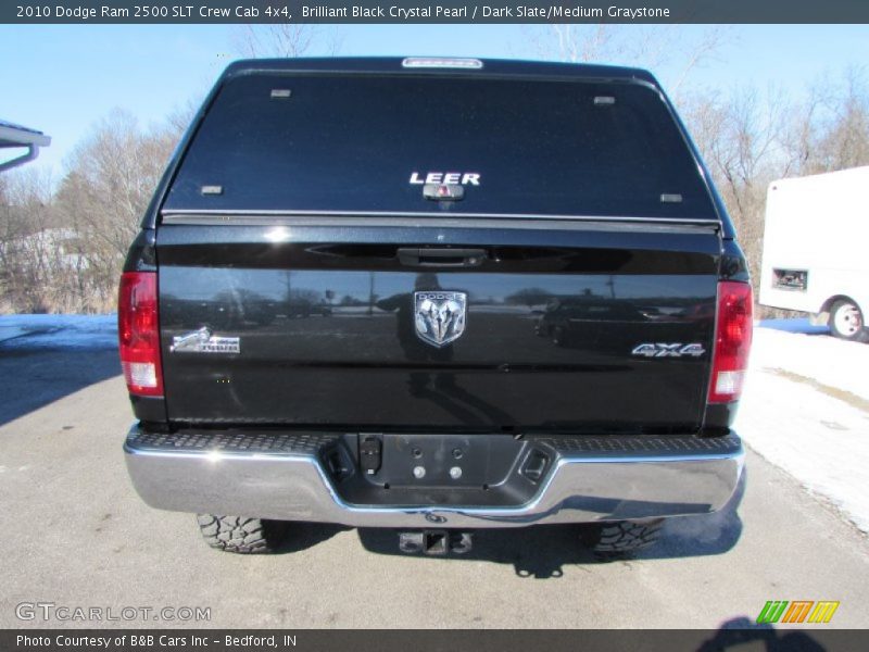 Brilliant Black Crystal Pearl / Dark Slate/Medium Graystone 2010 Dodge Ram 2500 SLT Crew Cab 4x4