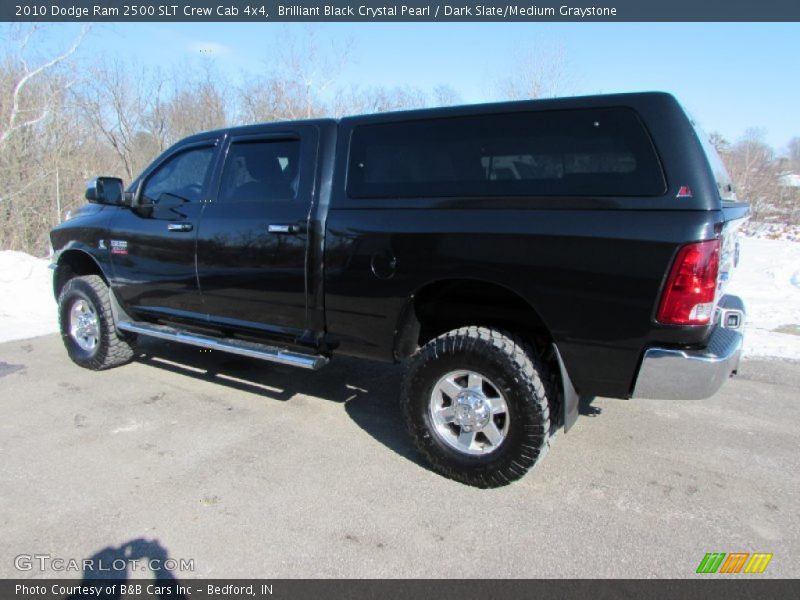 Brilliant Black Crystal Pearl / Dark Slate/Medium Graystone 2010 Dodge Ram 2500 SLT Crew Cab 4x4