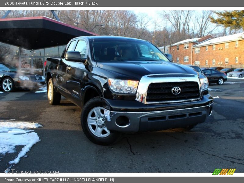 Black / Black 2008 Toyota Tundra SR5 Double Cab