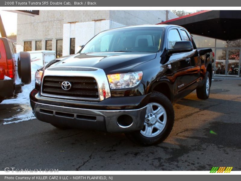 Black / Black 2008 Toyota Tundra SR5 Double Cab