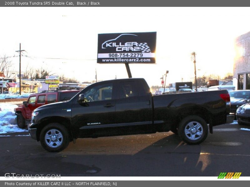 Black / Black 2008 Toyota Tundra SR5 Double Cab