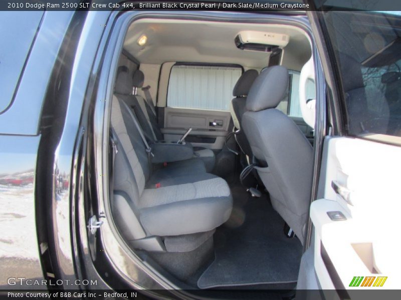 Brilliant Black Crystal Pearl / Dark Slate/Medium Graystone 2010 Dodge Ram 2500 SLT Crew Cab 4x4