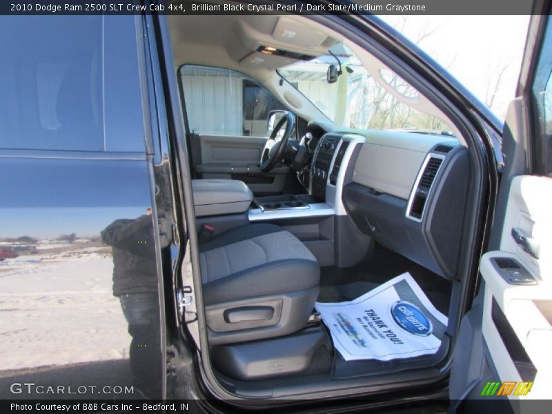 Brilliant Black Crystal Pearl / Dark Slate/Medium Graystone 2010 Dodge Ram 2500 SLT Crew Cab 4x4