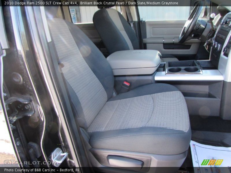 Brilliant Black Crystal Pearl / Dark Slate/Medium Graystone 2010 Dodge Ram 2500 SLT Crew Cab 4x4