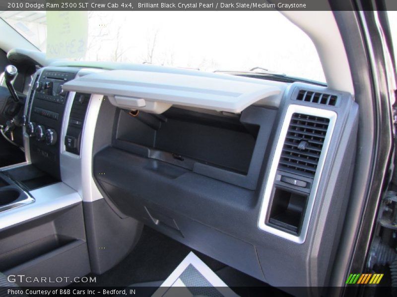 Brilliant Black Crystal Pearl / Dark Slate/Medium Graystone 2010 Dodge Ram 2500 SLT Crew Cab 4x4