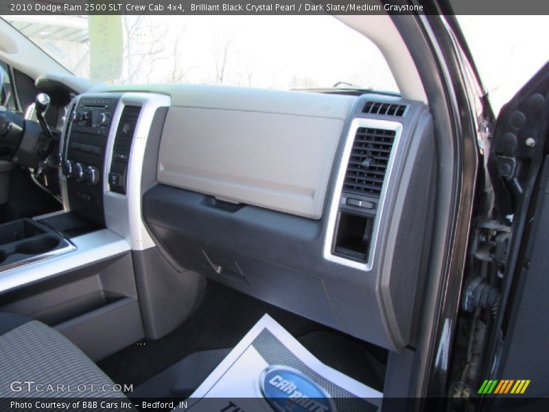 Brilliant Black Crystal Pearl / Dark Slate/Medium Graystone 2010 Dodge Ram 2500 SLT Crew Cab 4x4