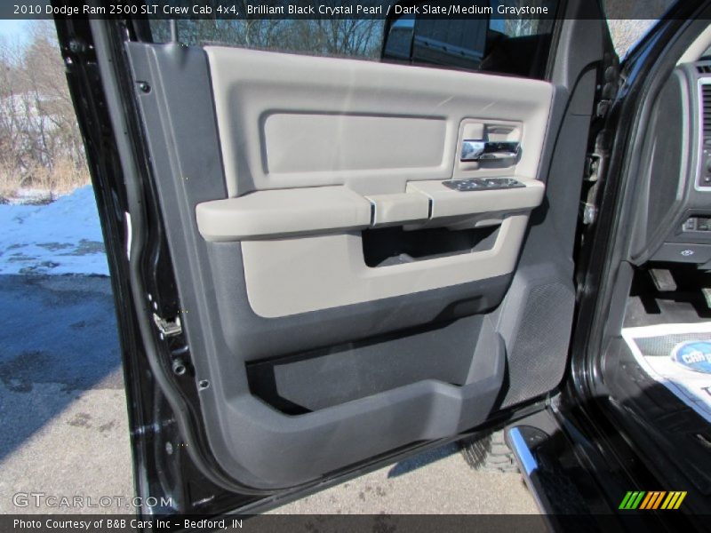 Brilliant Black Crystal Pearl / Dark Slate/Medium Graystone 2010 Dodge Ram 2500 SLT Crew Cab 4x4