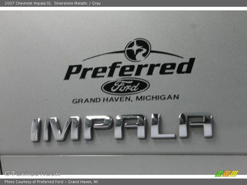 Silverstone Metallic / Gray 2007 Chevrolet Impala SS
