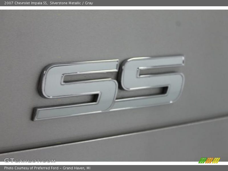 Silverstone Metallic / Gray 2007 Chevrolet Impala SS