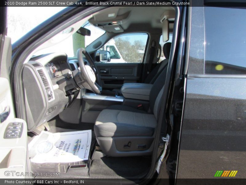 Brilliant Black Crystal Pearl / Dark Slate/Medium Graystone 2010 Dodge Ram 2500 SLT Crew Cab 4x4
