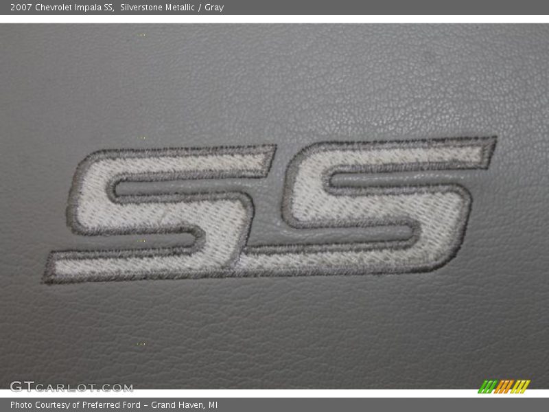 Silverstone Metallic / Gray 2007 Chevrolet Impala SS