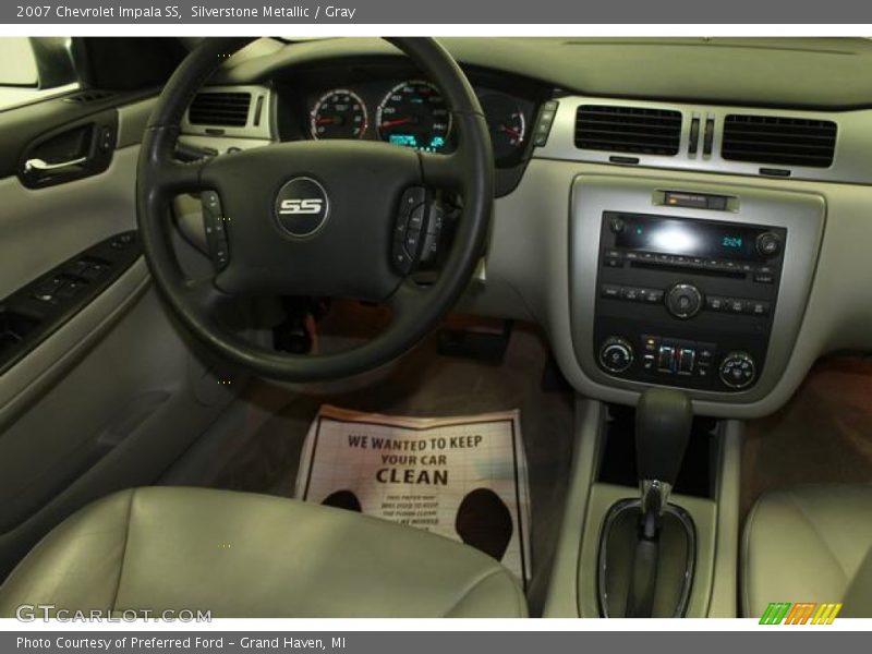 Silverstone Metallic / Gray 2007 Chevrolet Impala SS