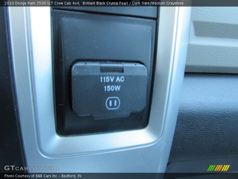 Brilliant Black Crystal Pearl / Dark Slate/Medium Graystone 2010 Dodge Ram 2500 SLT Crew Cab 4x4