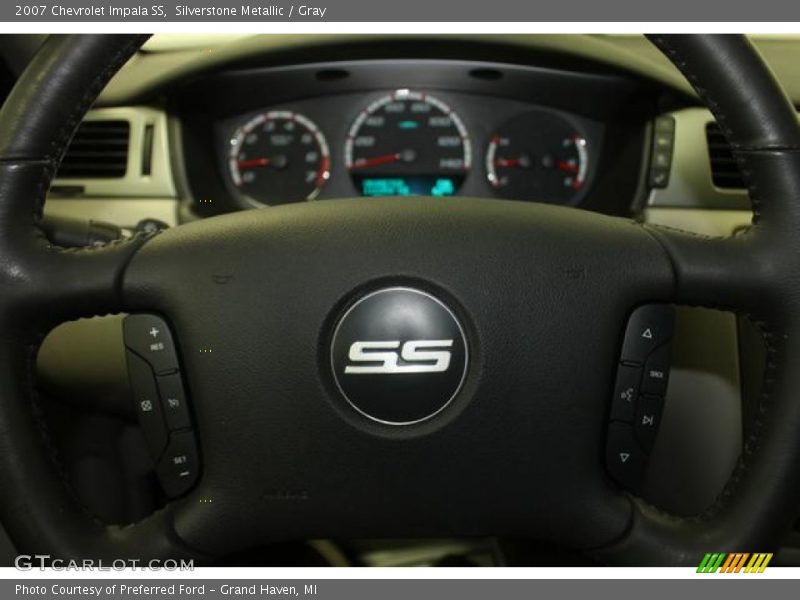 Silverstone Metallic / Gray 2007 Chevrolet Impala SS