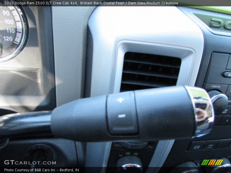 Brilliant Black Crystal Pearl / Dark Slate/Medium Graystone 2010 Dodge Ram 2500 SLT Crew Cab 4x4