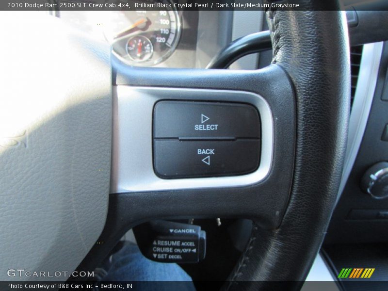 Brilliant Black Crystal Pearl / Dark Slate/Medium Graystone 2010 Dodge Ram 2500 SLT Crew Cab 4x4