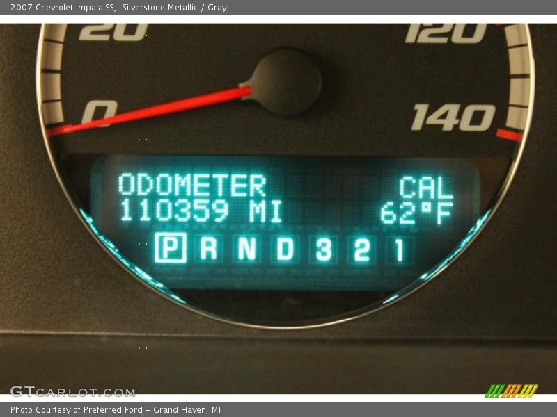 Silverstone Metallic / Gray 2007 Chevrolet Impala SS