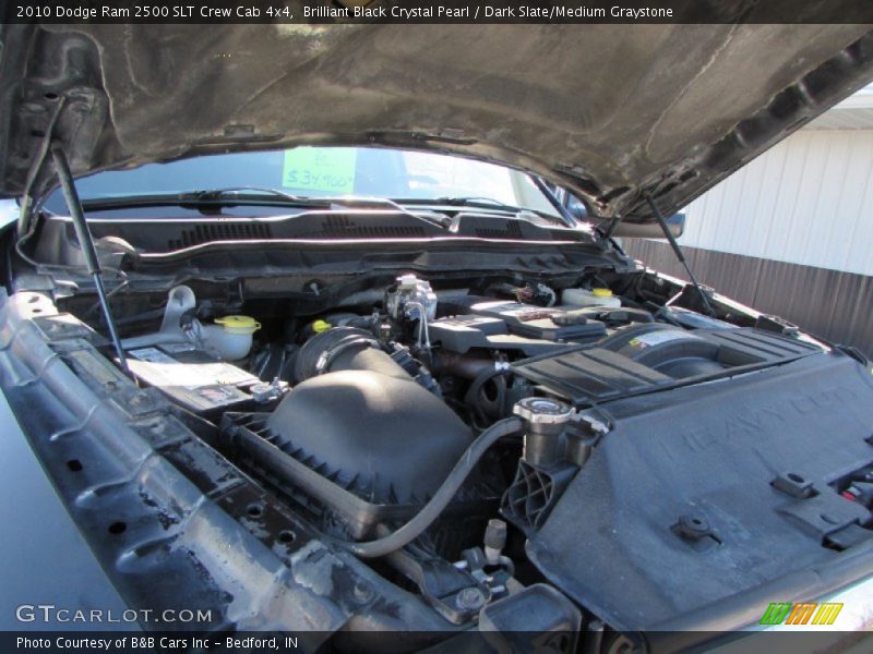 Brilliant Black Crystal Pearl / Dark Slate/Medium Graystone 2010 Dodge Ram 2500 SLT Crew Cab 4x4