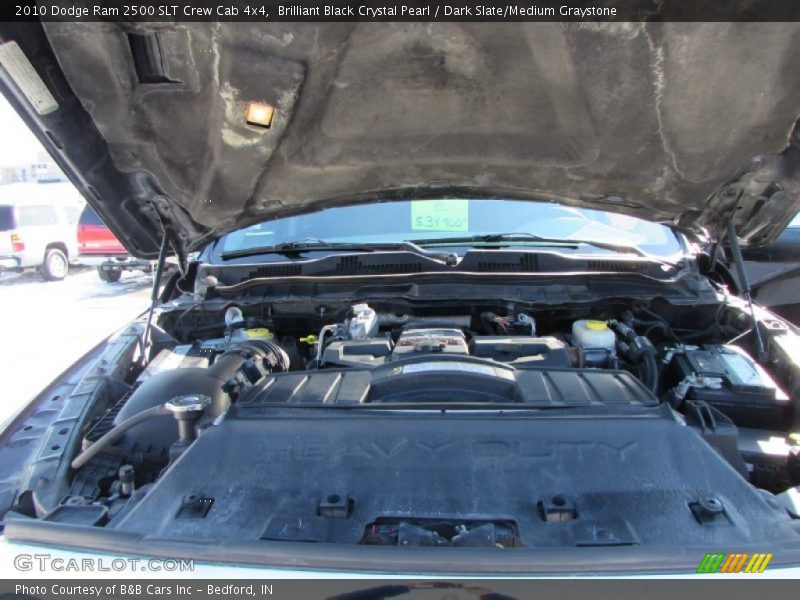Brilliant Black Crystal Pearl / Dark Slate/Medium Graystone 2010 Dodge Ram 2500 SLT Crew Cab 4x4