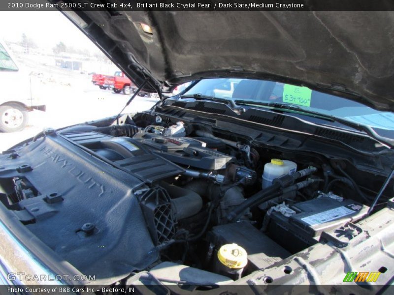 Brilliant Black Crystal Pearl / Dark Slate/Medium Graystone 2010 Dodge Ram 2500 SLT Crew Cab 4x4