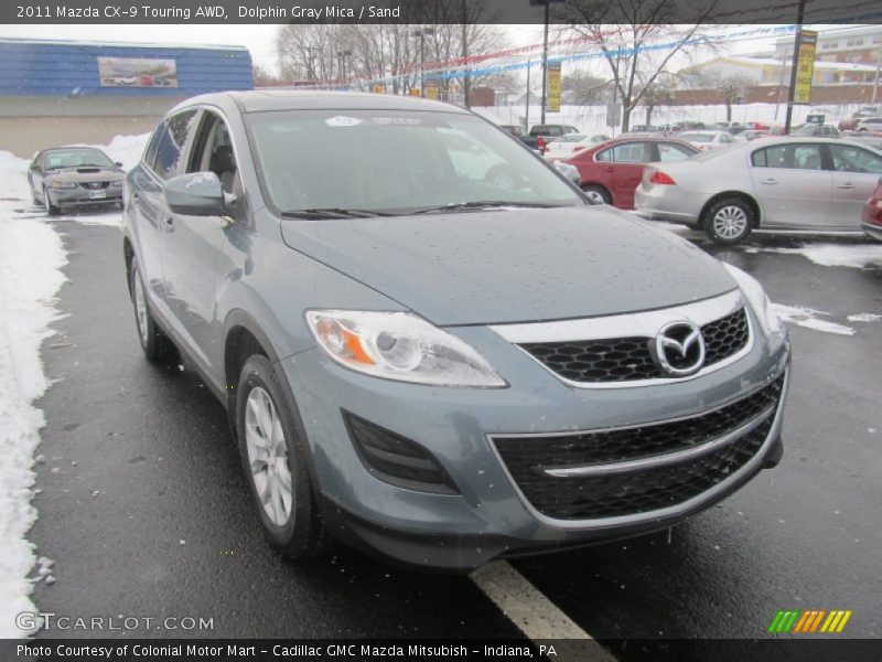 Dolphin Gray Mica / Sand 2011 Mazda CX-9 Touring AWD