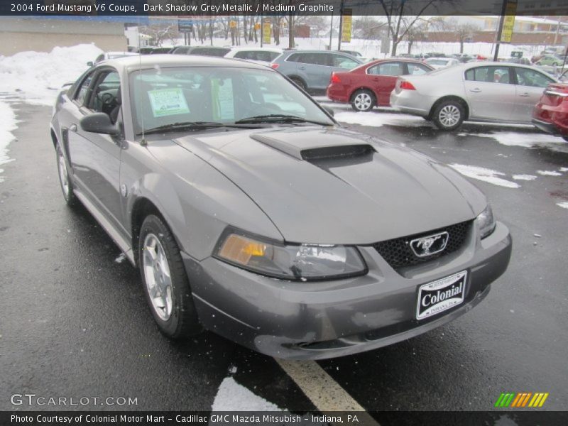 Dark Shadow Grey Metallic / Medium Graphite 2004 Ford Mustang V6 Coupe