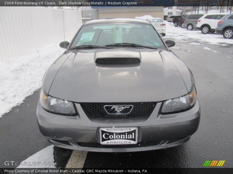 Dark Shadow Grey Metallic / Medium Graphite 2004 Ford Mustang V6 Coupe
