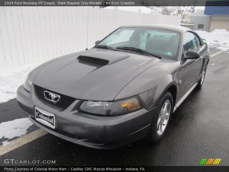 Dark Shadow Grey Metallic / Medium Graphite 2004 Ford Mustang V6 Coupe