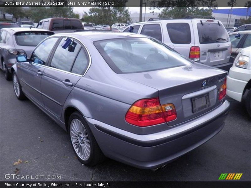 Steel Grey Metallic / Sand 2003 BMW 3 Series 330xi Sedan