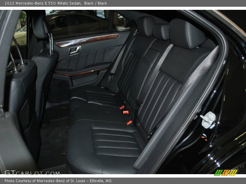 Black / Black 2013 Mercedes-Benz E 550 4Matic Sedan