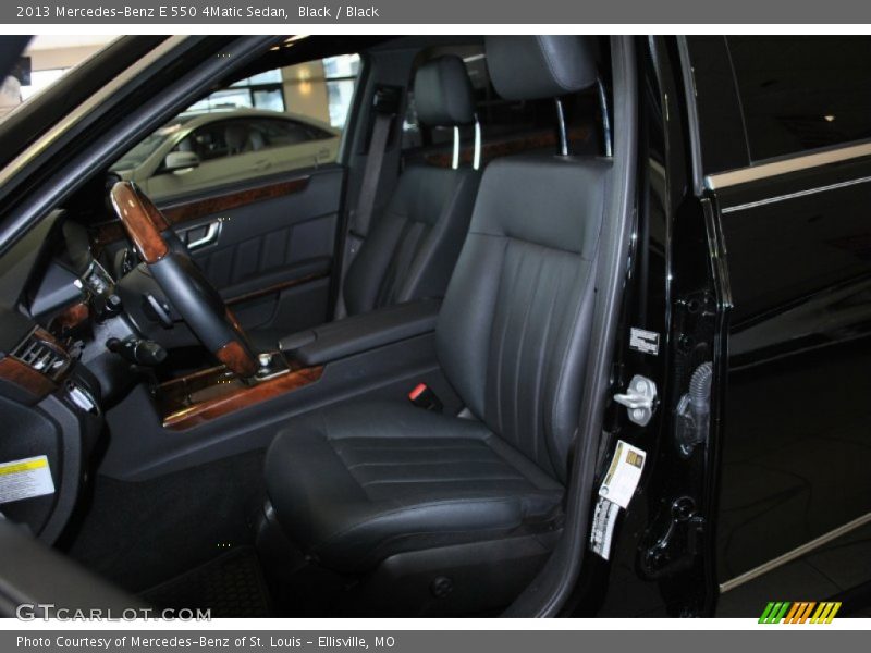 Black / Black 2013 Mercedes-Benz E 550 4Matic Sedan