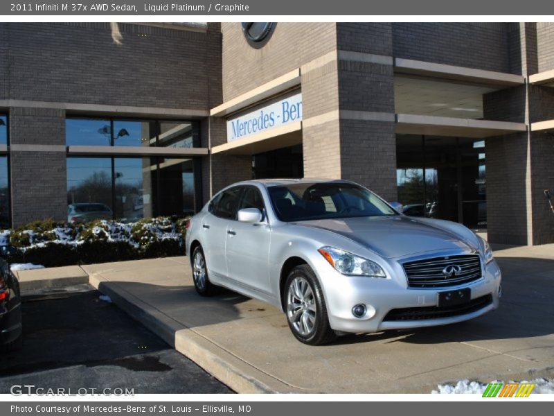 Liquid Platinum / Graphite 2011 Infiniti M 37x AWD Sedan