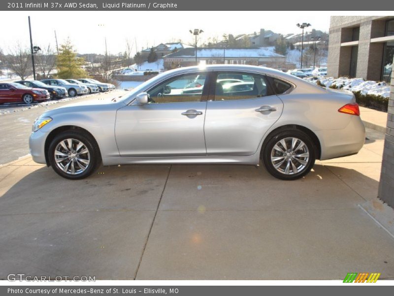 Liquid Platinum / Graphite 2011 Infiniti M 37x AWD Sedan