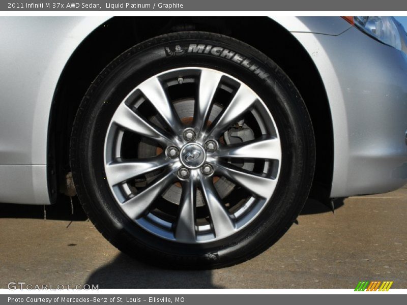 Liquid Platinum / Graphite 2011 Infiniti M 37x AWD Sedan