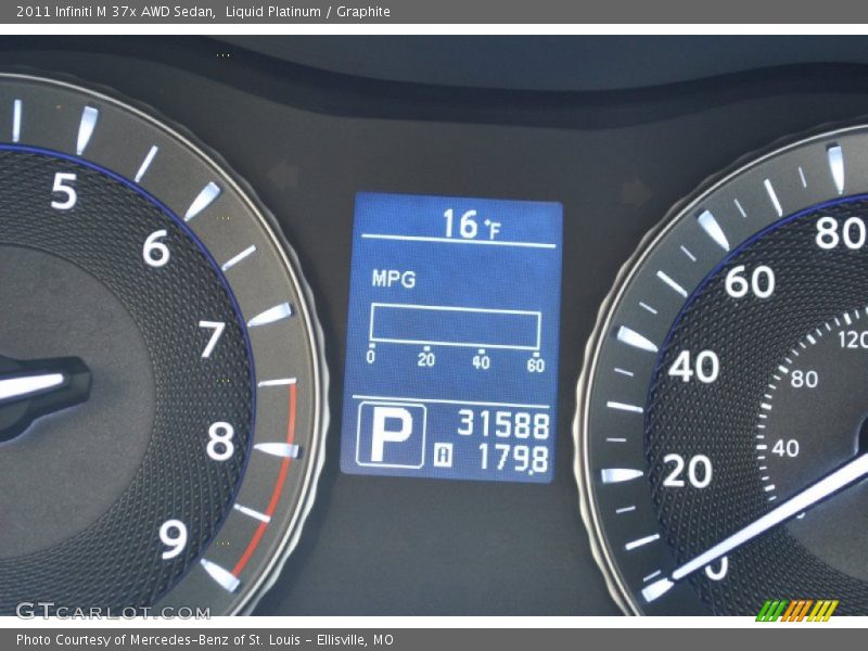 Liquid Platinum / Graphite 2011 Infiniti M 37x AWD Sedan