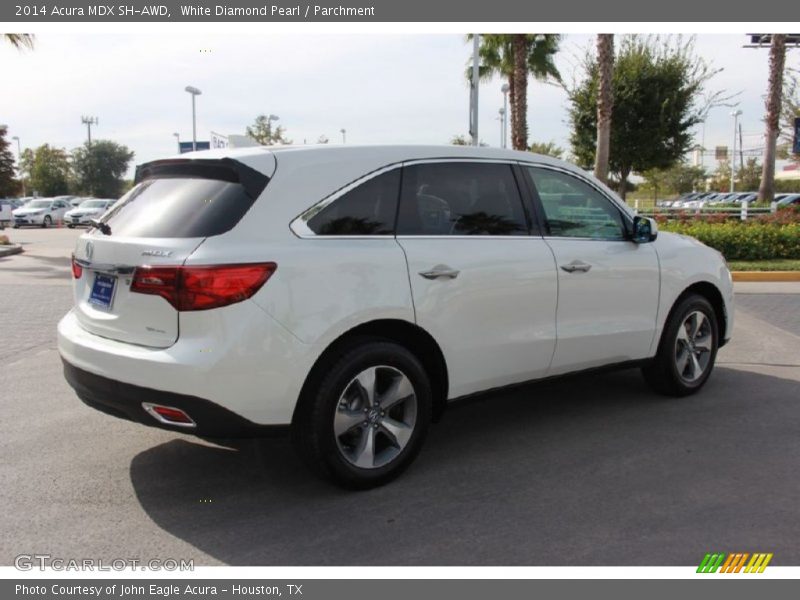 White Diamond Pearl / Parchment 2014 Acura MDX SH-AWD