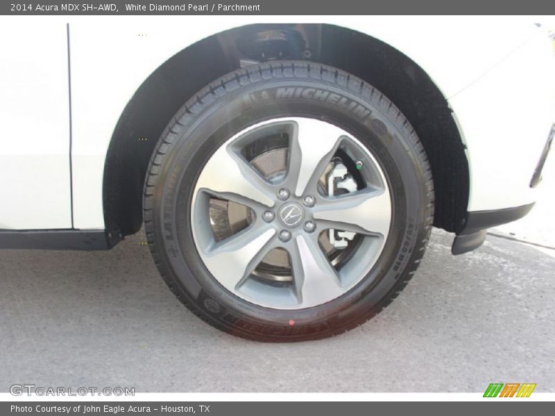 White Diamond Pearl / Parchment 2014 Acura MDX SH-AWD