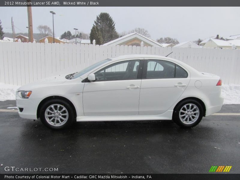 2012 Lancer SE AWD Wicked White