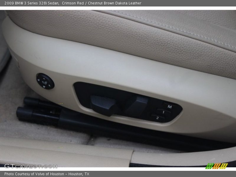 Crimson Red / Chestnut Brown Dakota Leather 2009 BMW 3 Series 328i Sedan