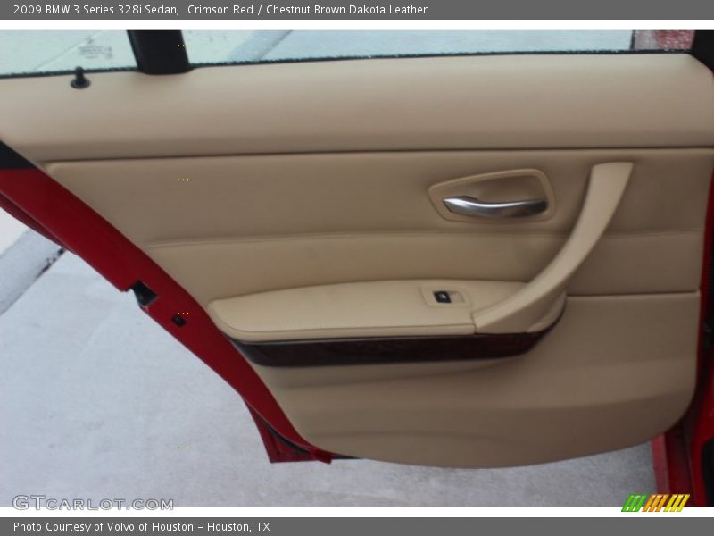 Crimson Red / Chestnut Brown Dakota Leather 2009 BMW 3 Series 328i Sedan