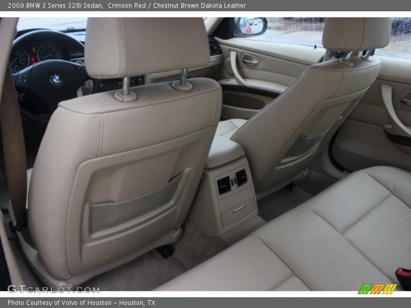 Crimson Red / Chestnut Brown Dakota Leather 2009 BMW 3 Series 328i Sedan
