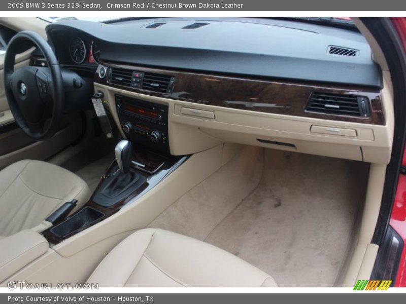 Crimson Red / Chestnut Brown Dakota Leather 2009 BMW 3 Series 328i Sedan