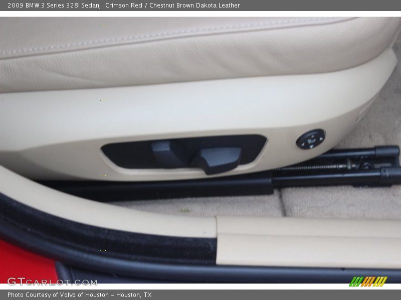 Crimson Red / Chestnut Brown Dakota Leather 2009 BMW 3 Series 328i Sedan